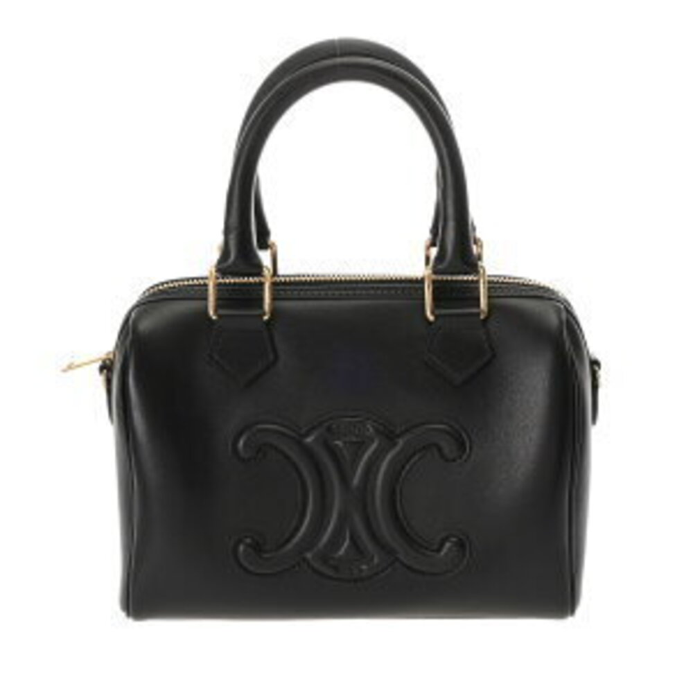 Celine Boston Bag Black Smooth Calfskin Handbag